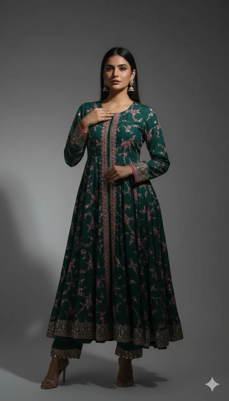 Anarkali Soft georgette With eid special Ready To Wear