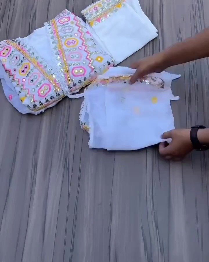 Impressive Sky Blue Color Embroidery With Sequence Work Gown - Image 3