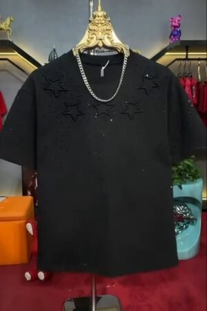 Mens Black Short-Sleeve T-shirt