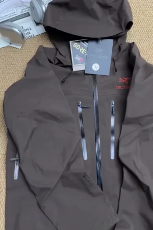 Chocolate Brown Waterproof Hooded Adventure Shell Jacket